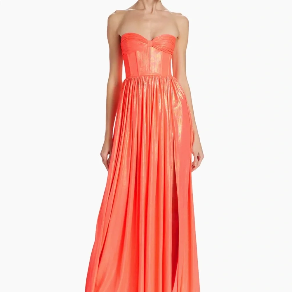 Bronx and Banco Coral Strapless Gown size xs/sm - Picture 2 of 6